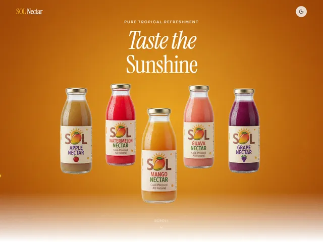 SOL Nectar — live example screenshot