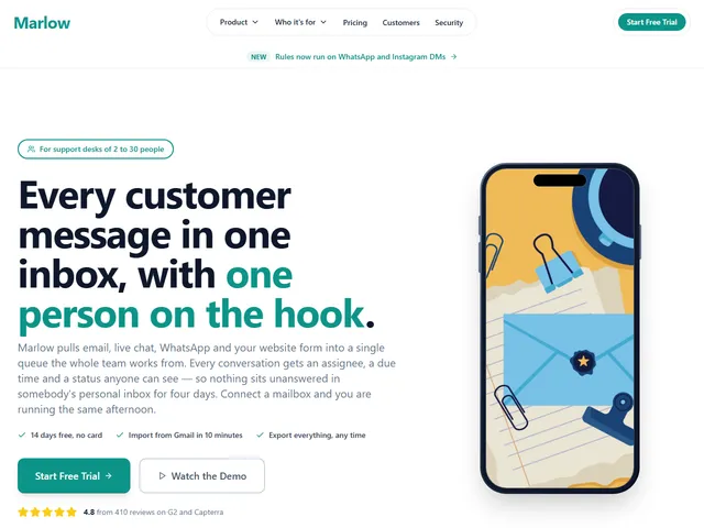 SaaS Landing website template preview
